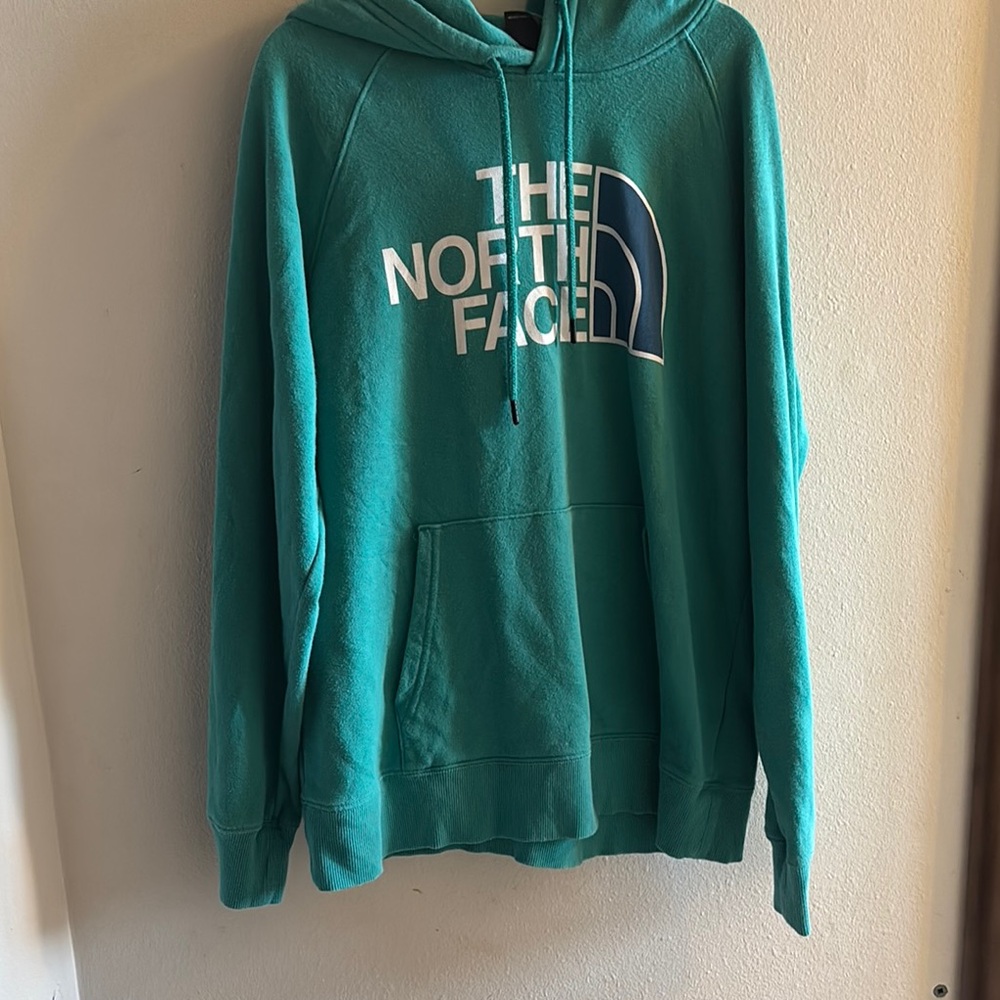 The North Face Teal Hoodie Sweater